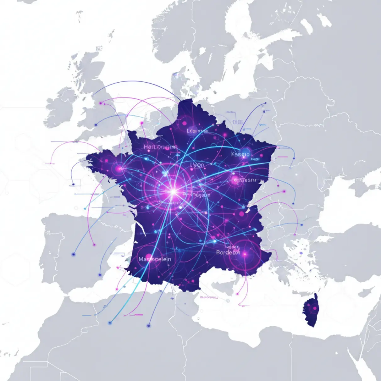 Cartographie de localisation du trafic