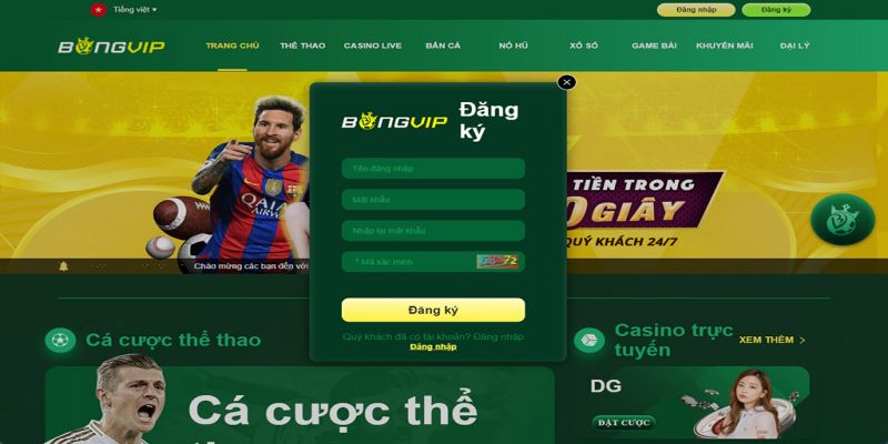 Hướng dẫn đăng ký tham gia Bongvip: Nhanh chóng và an toàn